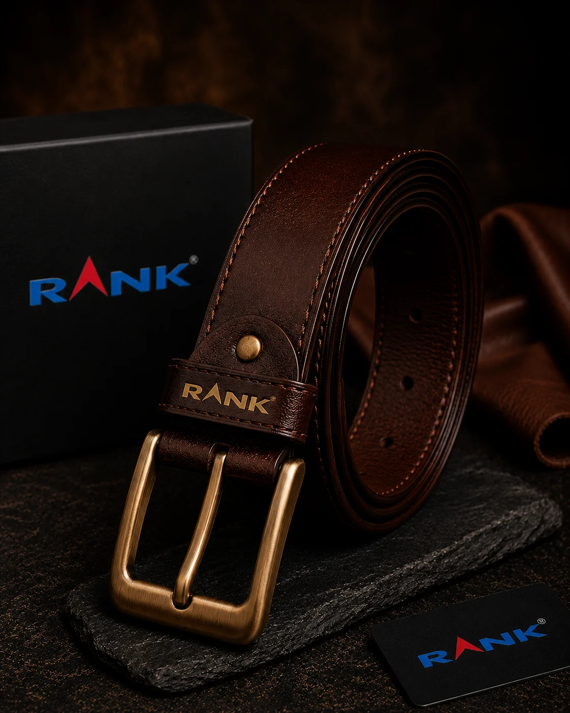 Premium leather belts by RANK
